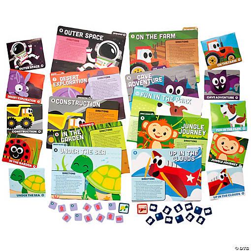 STEM Laminated Cardstock Beginner Coding Game Educational Activity &amp;#8211; 151 Pc.