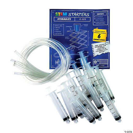 STEM Starters Hydraulics Activity Learning Challenge Kit - 18 Pc.