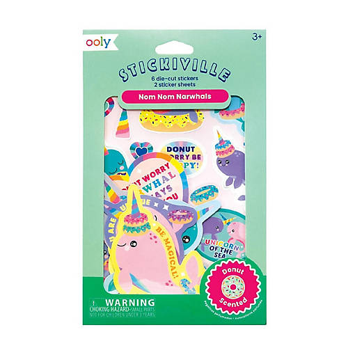 Stickiville Nom Nom Narwhals Scented Stickers / Default Title
