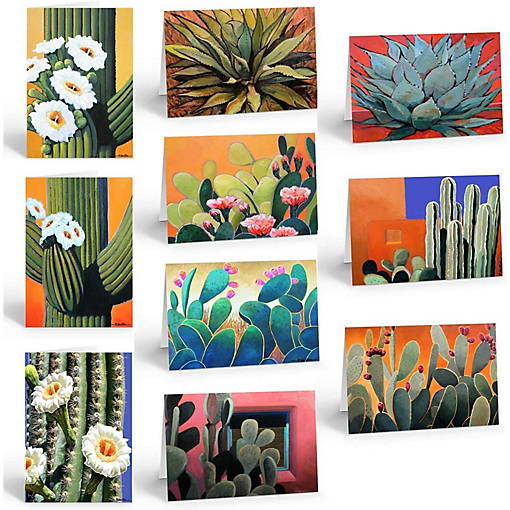 Stonehouse Collection Southwest Note Card  Cactus Note Card (Assorted)