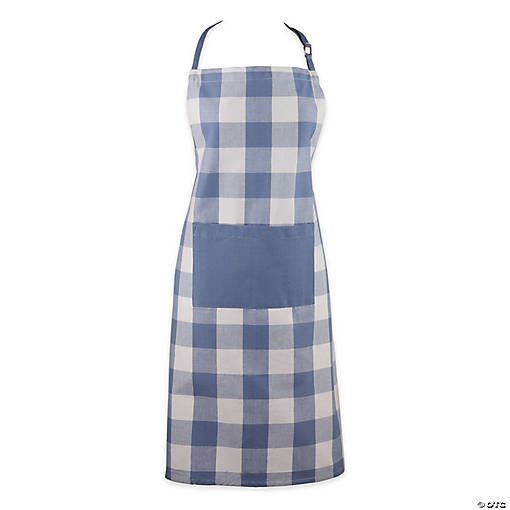 Stonewash Blue Buffalo Check Chef Apron