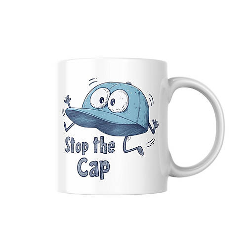 Stop the Cap Mug by Dancing Littles Jungle