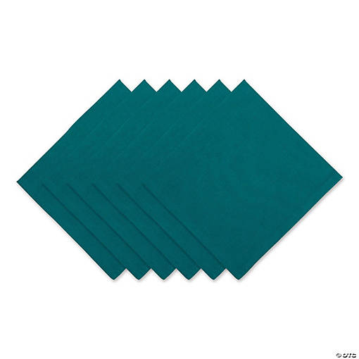 Storm Blue Solid Napkin (Set Of 6)