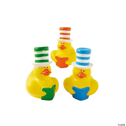 Stovepipe Hat Rubber Ducks - 12 Pc.