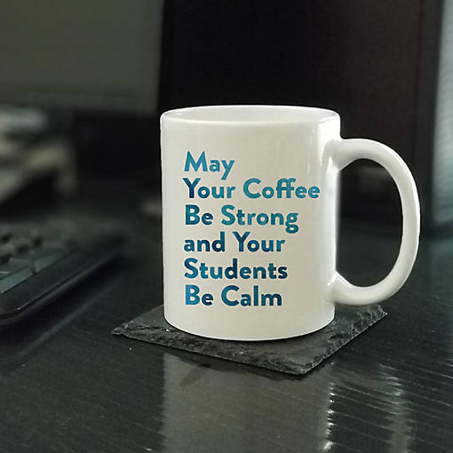 Strong Coffee Calm Students Ceramic Mug