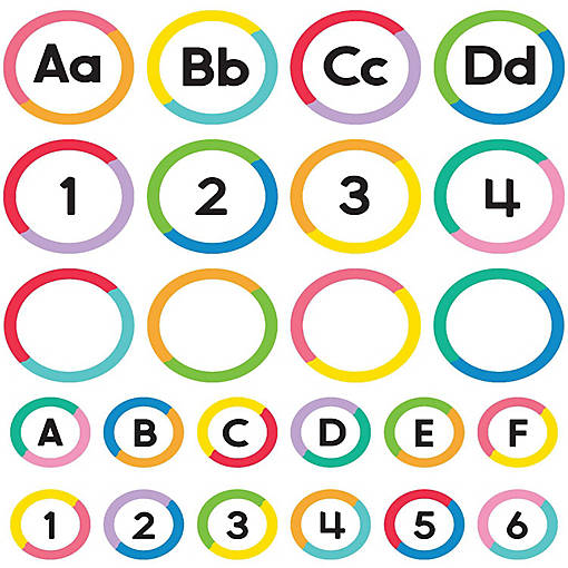 Student Numbers and Word Wall Letters Mega Pack Cutouts