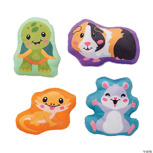 Stuffed Classroom Pets Assortment - 12 Pc.