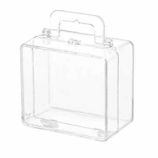Suitcase Shaped Acrylic Candy Boxes 24 Pack 2.55"X1.96"X1.18"