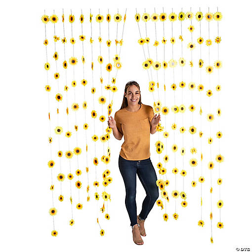 Sunflower Hanging Curtain Backdrop