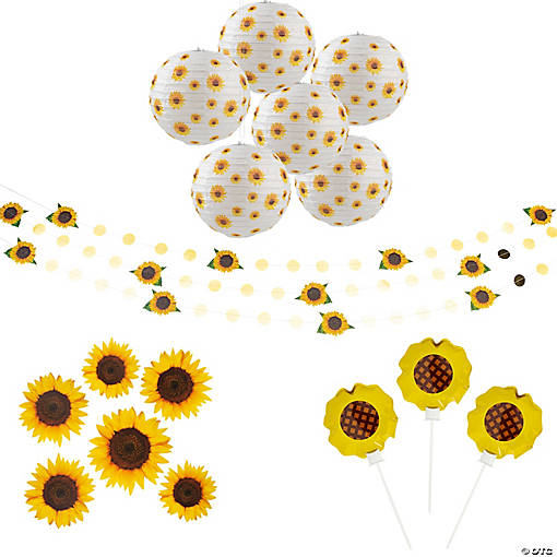 Sunflower Party Decorating Kit - 21 Pc.