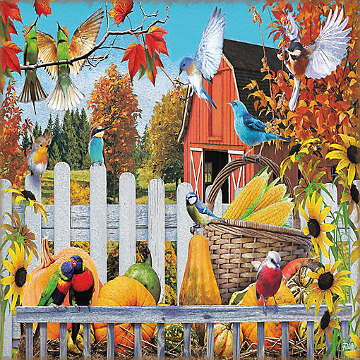Sunsout Gathering for Fall 300 pc  Jigsaw Puzzle