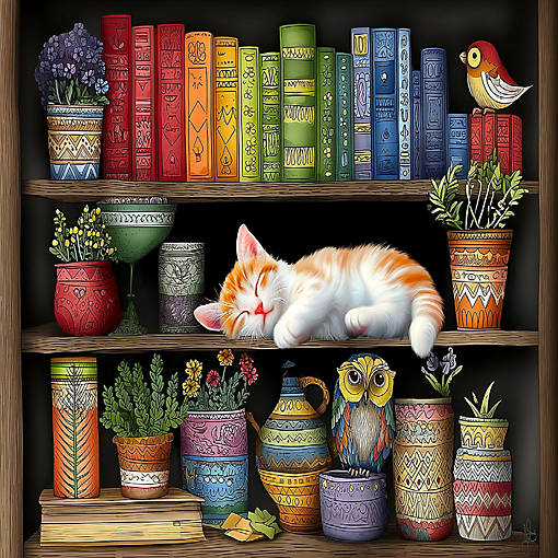 Sunsout Napping 500 pc  Jigsaw Puzzle