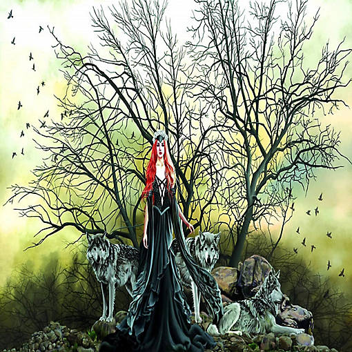 Sunsout Red Haired Witch 1000 pc  Jigsaw Puzzle