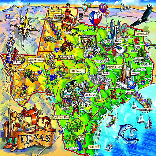 Sunsout Texas 1000 pc  Jigsaw Puzzle