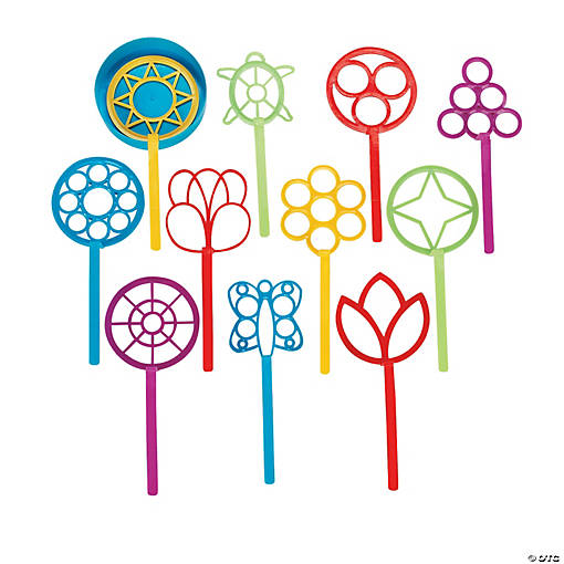 Super Fun Bubble Wand Set - 12 Pc.