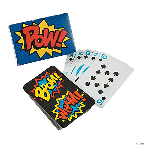 Superhero Playing Cards - 12 Pc.