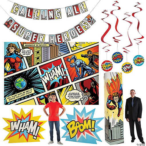 Superhero VBS Large Decorating Kit - 21 Pc.