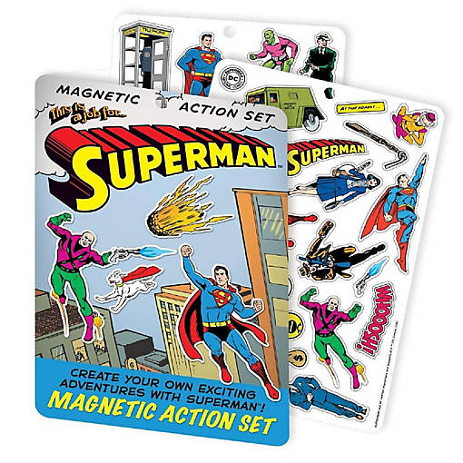 Superman Magnetic Action Set, 2 Sheets