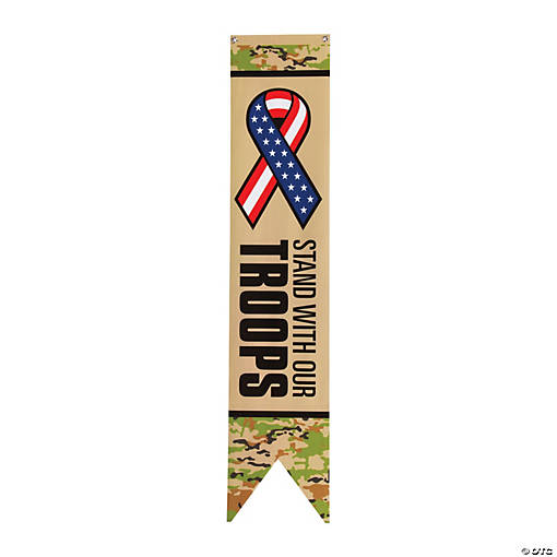 Support Our Troops Wall Pennants - 2 Pc.
