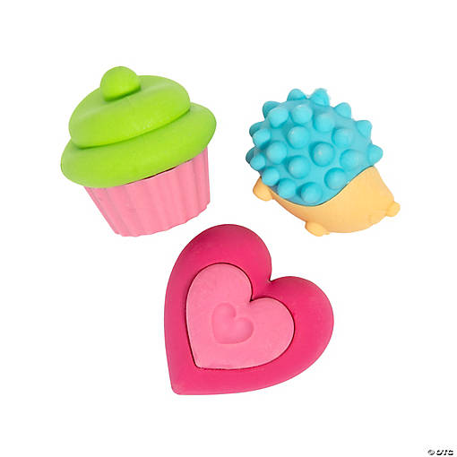 Sweet Surprise Inside Erasers - 18 Pc. 