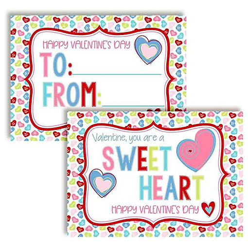 Sweetheart Classroom Valentines 30pc. by AmandaCreation