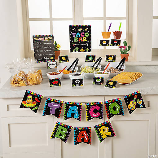Taco Bar Decorating Kit - 24 Pc.
