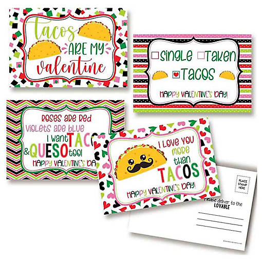Taco Postcards 20pc. by AmandaCreation