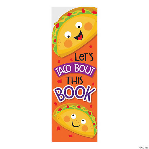 Taco-Scented Bookmarks - 24 Pc.