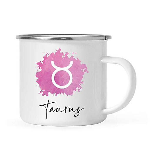 Taurus Zodiac Pink 11oz Campfire Mug