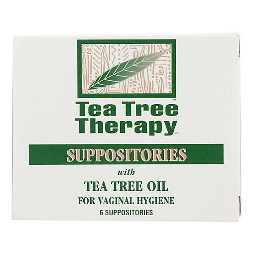 Tea Tree Therapy Vaginal Suppositories with Tea Tree Oil - 6 Suppositories