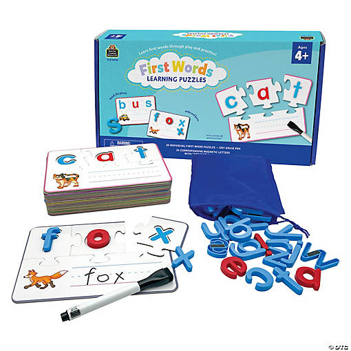 Teacher Created Resources Learning Puzzle: First Words