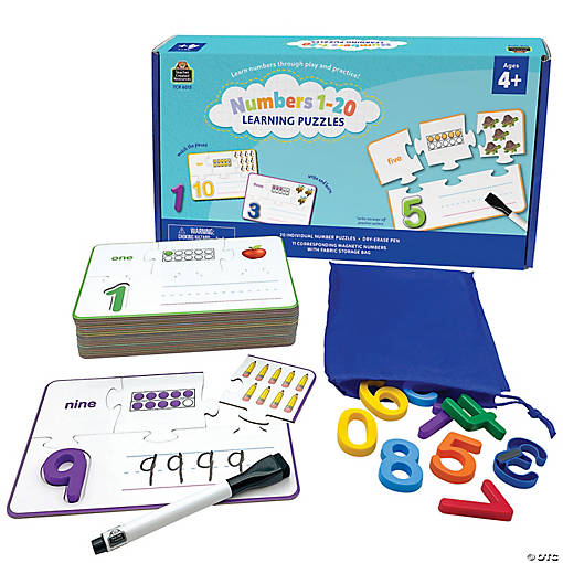 Teacher Created Resources Learning Puzzle: Numbers 1-20