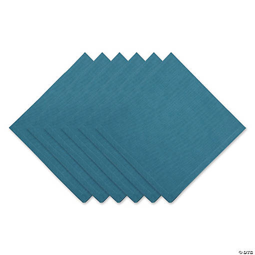 Teal Solid Napkin (Set Of 6)
