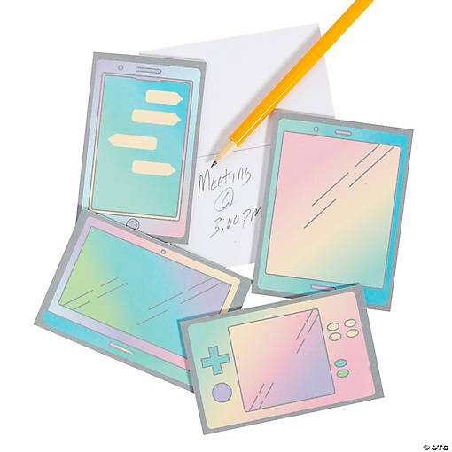 Tech Screen Shaped Notepads - 24 Pc.