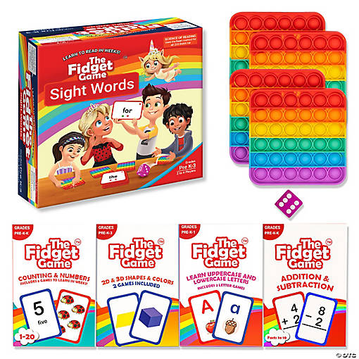 The Fidget Game Kindergarten Learning Bundle