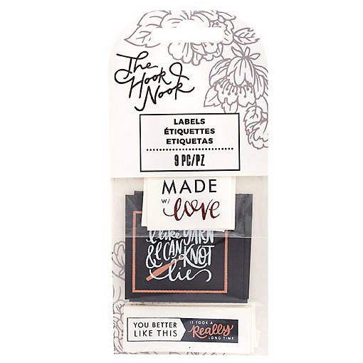 The Hook Nook Sew-On Project Labels-Cloth 9/Pkg