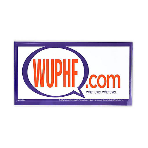 The Office WUPHF.com Sticker  8.25x2.75 Inch