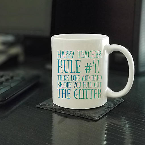 Think Before Using Glitter Ceramic Mug