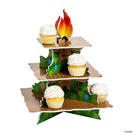Tiki Torch Cupcake Stand