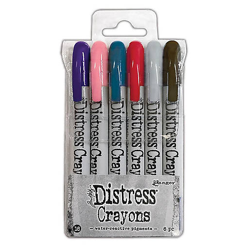 Tim Holtz Distress Crayon Set-Set #16