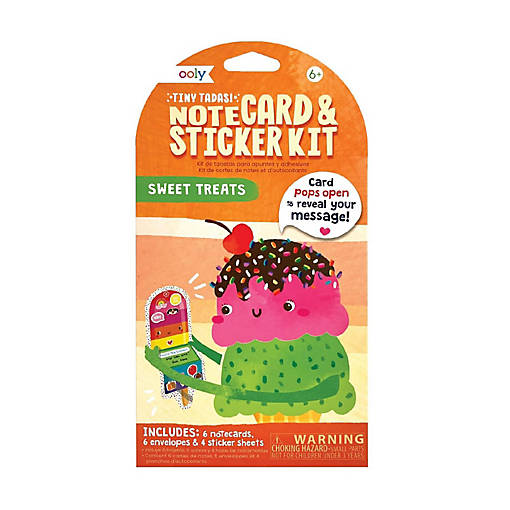 Tiny Tadas! Note Cards and Sticker Set - Sweet Treats / Default Title
