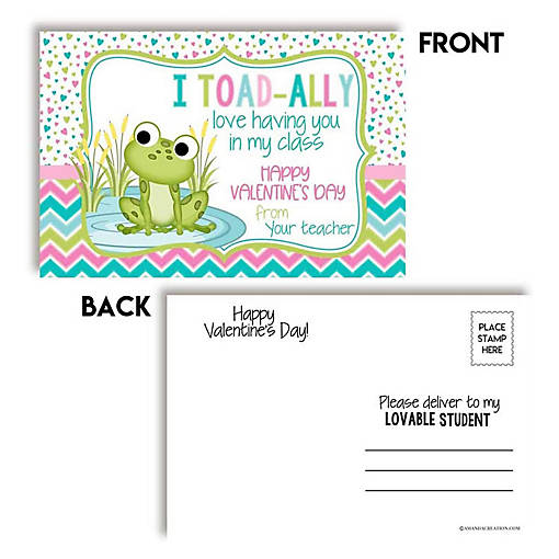 Toad Postcards From Teacher 30pc. by AmandaCreation