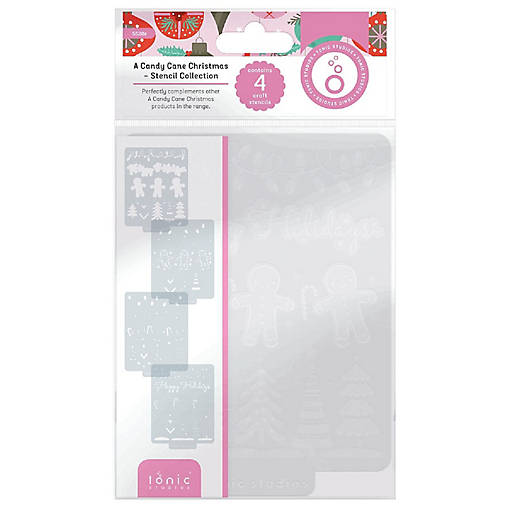 Tonic Studios Stencil Set-A Candy Cane Christmas
