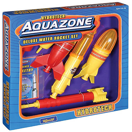 Toysmith Aquashots Deluxe Water Rocket Set