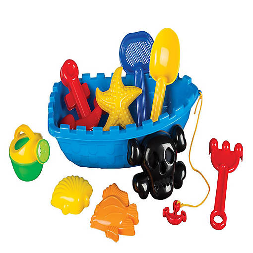 Toysmith Pirate Ship Beach Set