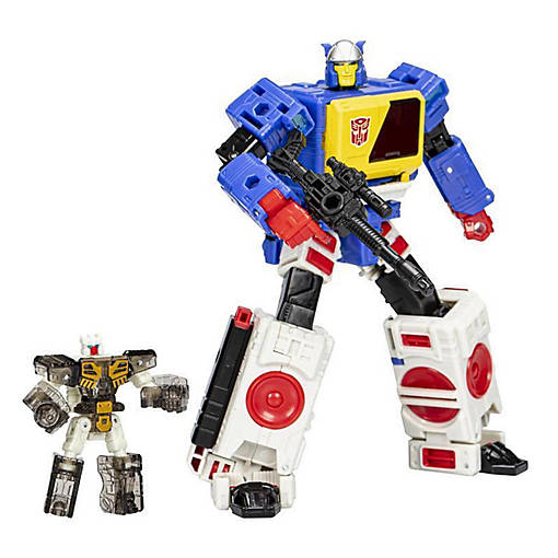 Transformers Legacy Evolution Action Figures  Twincast and Autobot Rewind