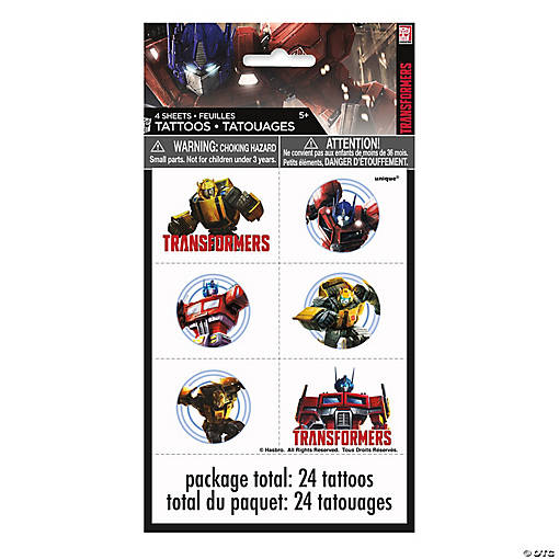 Transformers&amp;#8482; Temporary Tattoos - 24 Pc.