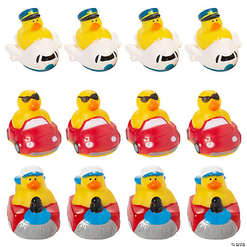 Transportation Rubber Ducks - 12 Pc.