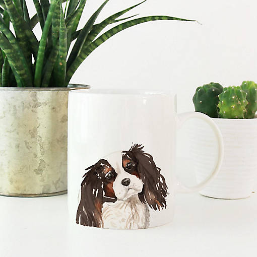 Tri Color King Charles Spaniel Mug