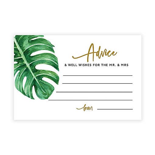 Tropical Monstera Leaf Advice 4x6IN 56PC